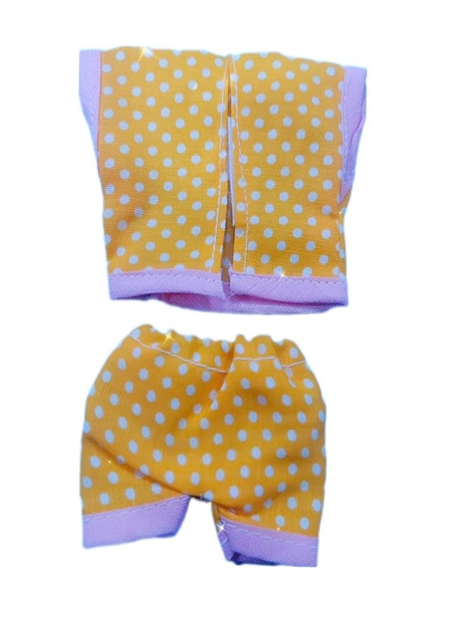 PARTISH Laddu Gopal Bed with 4 Night Suit, 2 Pillows, 1 Top Sheet, Cotton Summer Night Suit for Ladoo Gopal Dress Pant Shirt of Different Designs in Multicolor - Image 4
